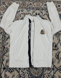Felpa uomo con zip Marina Militare. Taglia XL