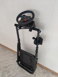 volante Logitech g29+cuffie con cambio e struttura