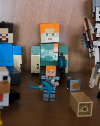 lego Minecraft personaggi vari 