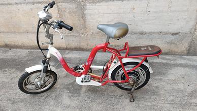Bicicletta a batteria e a pedale 