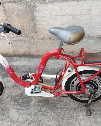 Bicicletta a batteria e a pedale 
