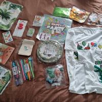 Kit tema dinosauri per festa bimbo (nuovo)