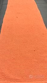 Tappeto in cotone arancione 55*300cm