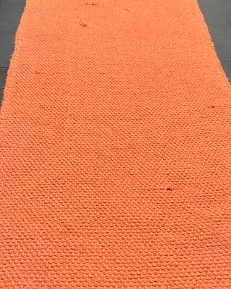 Tappeto in cotone arancione 55*300cm