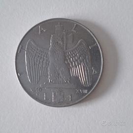 Moneta 1 lira. Italia 1940