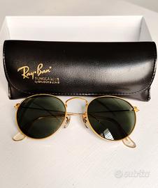 Ray-Ban round metal - Bausch & Lomb - lenti verdi