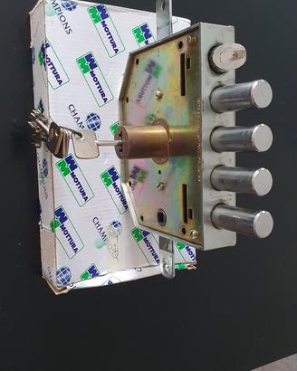 Serratura porta blindata Mottura anni 80