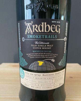 Ardbeg Smoketrails Manzanilla Edition 46% 1L