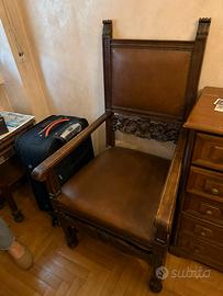 Sedie antiche stile rinascimentale primo ’900