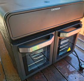 friggitrice ad aria/forno Dictrolux 2 zone da 23L