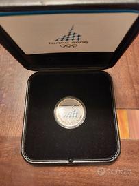 Cofanetto medaglia Ag Olimpic Games Torino 2006