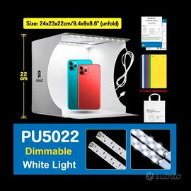 Mini set fotografico a LED portatile