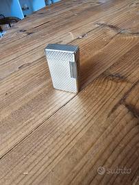 accendino Dupont originale placcato argento