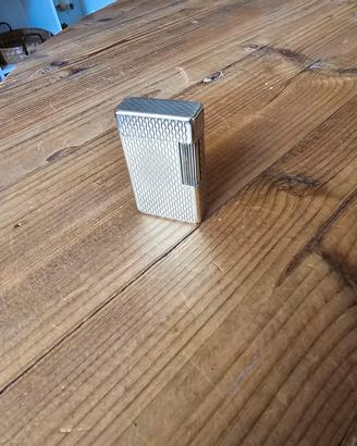 accendino Dupont originale placcato argento