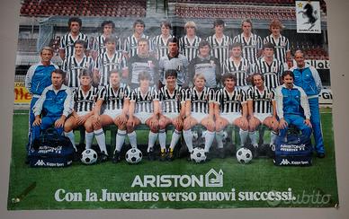 poster calciatori Juventus anni '80