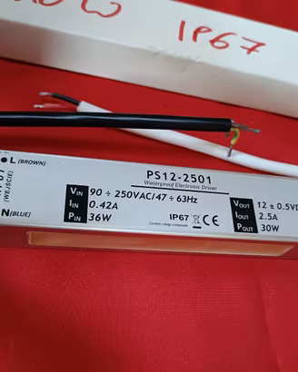 Trasformatore alimentatore striscie led 12V 30W