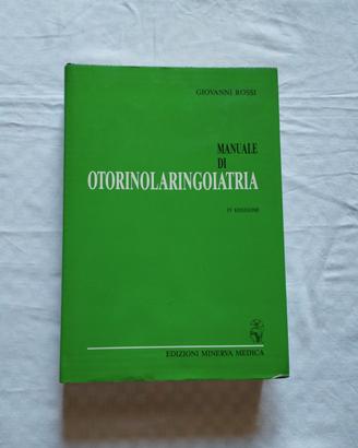 Manuale Otorinolaringoiatria 