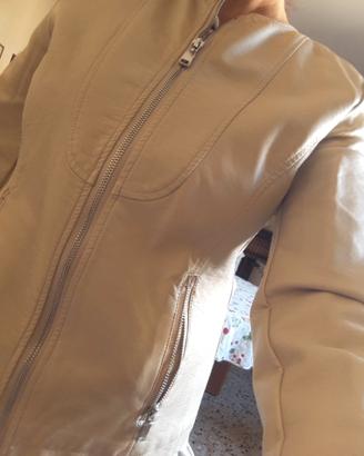 Giacca simil pelle, donna, taglia 42, marchio:Bata