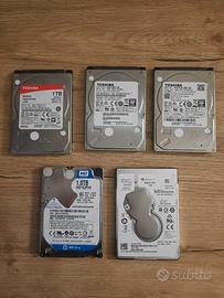 Lotto Hard disk 1 TB