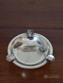 Posacenere vintage , Broggi, placcato argento