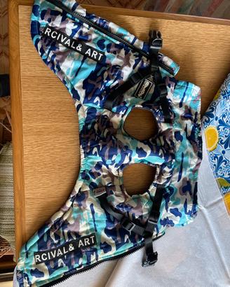 Giacchetto imbottito per cani con cerniera