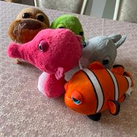 Set peluche animali marini