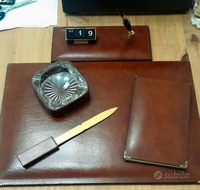 set scrivania da 6, posacenere penna calendario 