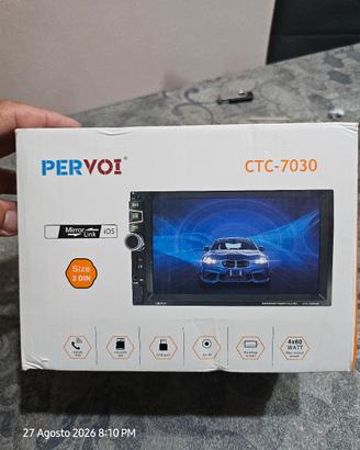 autoradio 2din pervoi schermo touchscreen telecame