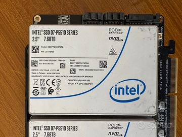 Intel D7-P5510 U2 Nvme 7.68 TB