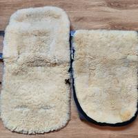 Coprigambe universale in pelle di agnello