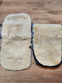 Coprigambe universale in pelle di agnello