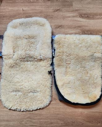 Coprigambe universale in pelle di agnello