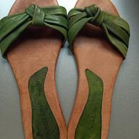 ciabattine estive pelle .