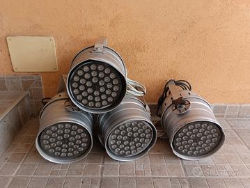 4 par 64 PAR64 led DMX luci dj microfono incorpora