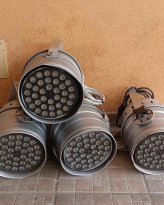 4 par 64 PAR64 led DMX luci dj microfono incorpora