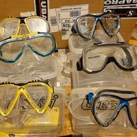 Maschere sub NUOVE Cressi e Scubapro