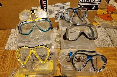 Maschere sub NUOVE Cressi e Scubapro