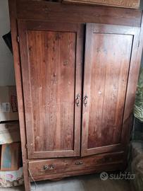 Armadio 2 ante arte povera