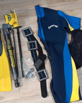 set pesca sub