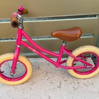 Bici semza pedali Rebel Kidz rosa 12 pollici