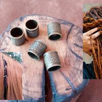 Anelli per capelli barba celtiche 5pz metallo