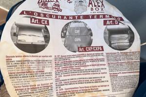 Oscurante termico per camper