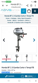 HONDA 2.3 CV gambo corto 4 t