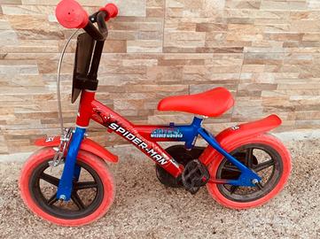 Bici bambino Spiderman bicicletta