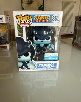 Funko pop sonic werehog 862 esclusiva primark