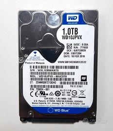 HD WD BLUE 1TB, 2.5", SATA III, 6 GB/s, 8Mb cache