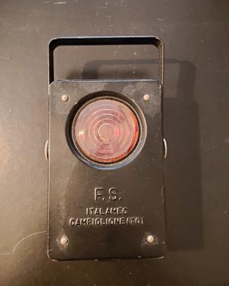 lanterna ferroviaria F.S. italmec vintage 
