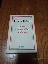 Libro "Lettera a un bambino mai nato" di Oriana Fa