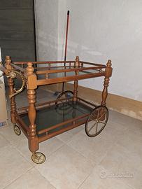 Carrello portavivande antico 