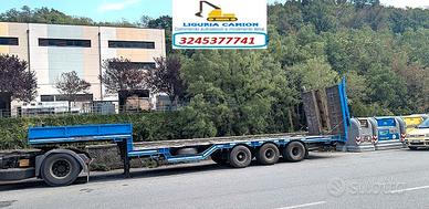 Carrellone BERTOJA SR 36P 3 assi rampe idrauliche